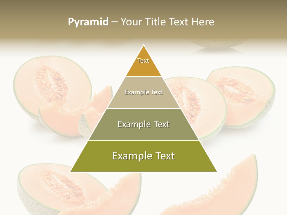 Raw Water Melon Fruit PowerPoint Template