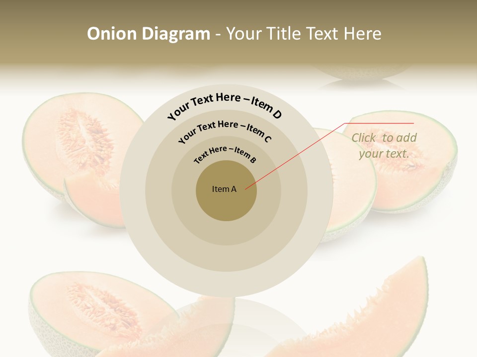 Raw Water Melon Fruit PowerPoint Template