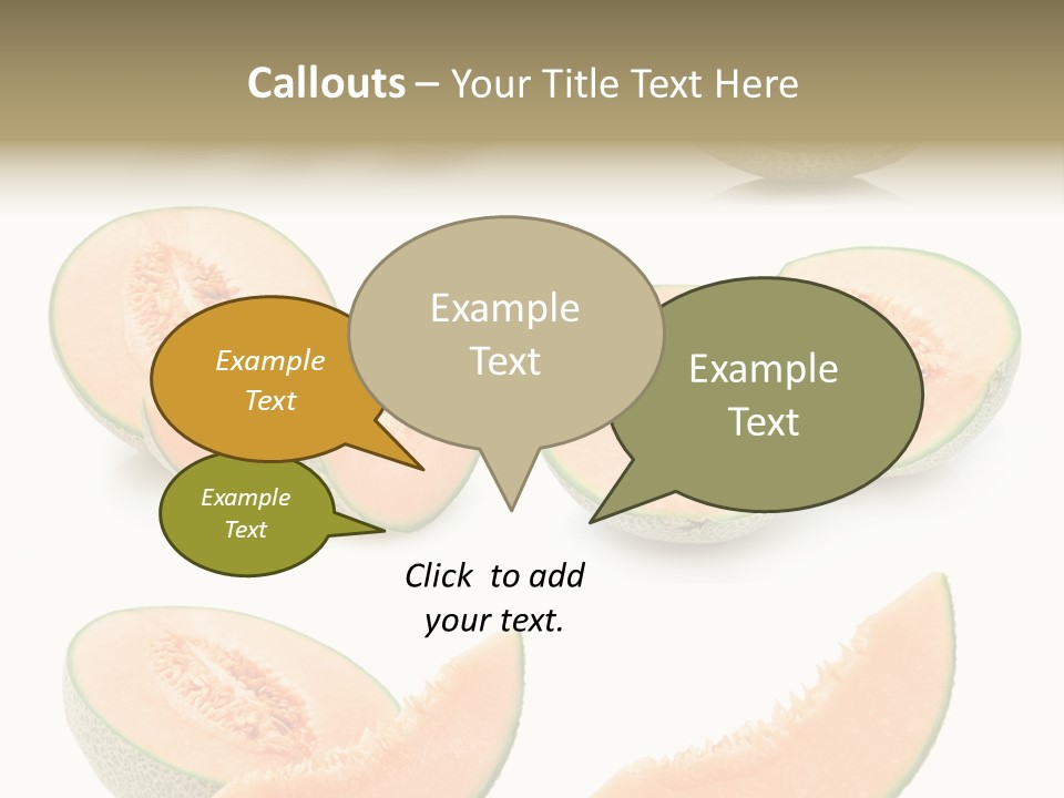 Raw Water Melon Fruit PowerPoint Template