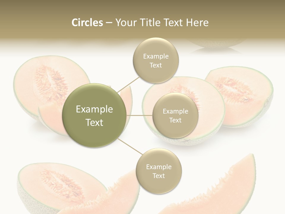 Raw Water Melon Fruit PowerPoint Template