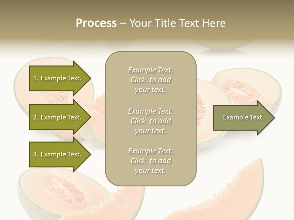 Raw Water Melon Fruit PowerPoint Template