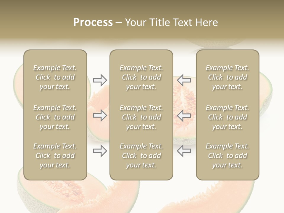 Raw Water Melon Fruit PowerPoint Template