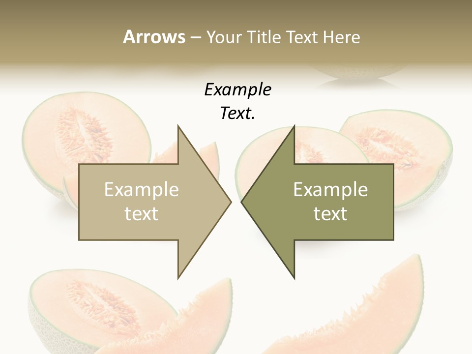 Raw Water Melon Fruit PowerPoint Template