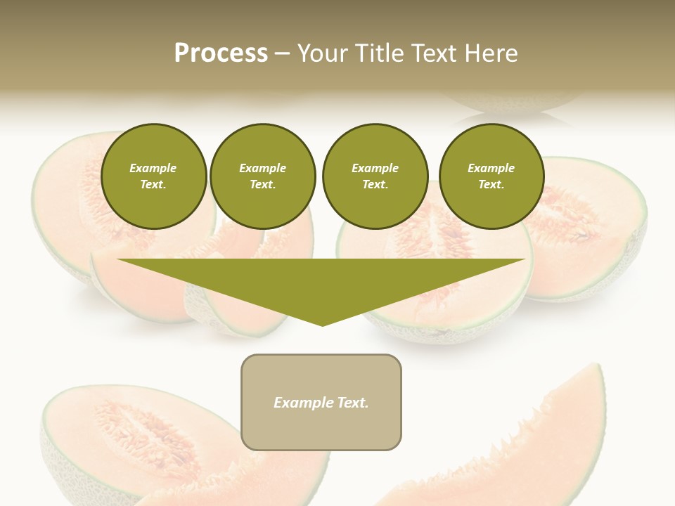 Raw Water Melon Fruit PowerPoint Template