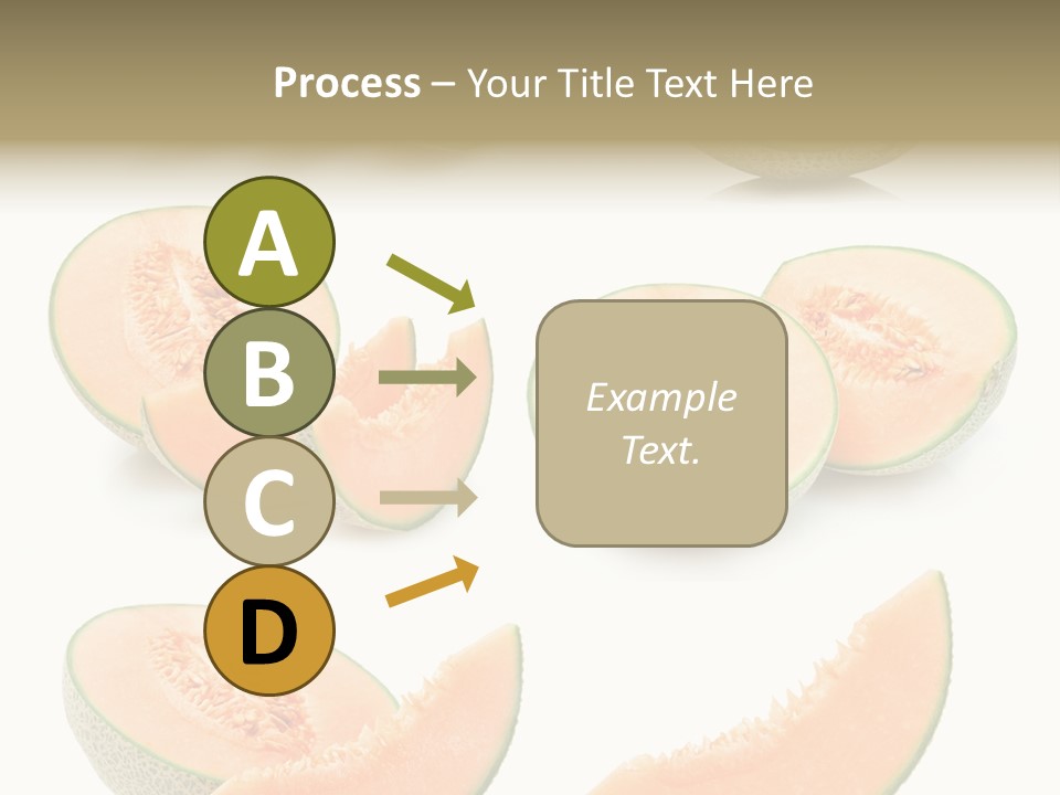 Raw Water Melon Fruit PowerPoint Template