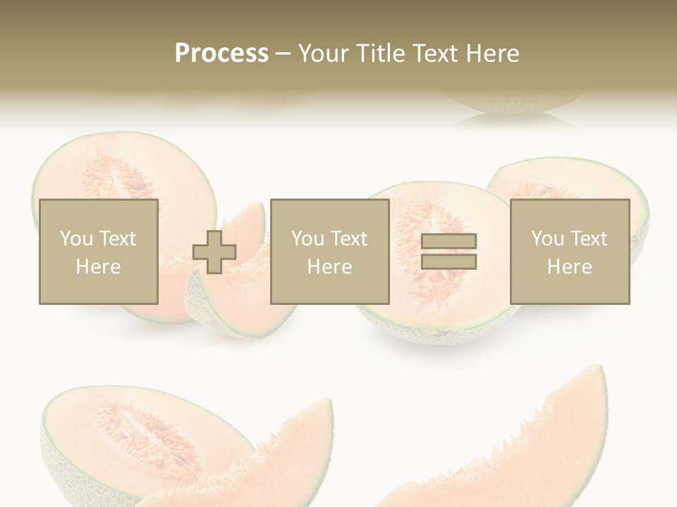 Raw Water Melon Fruit PowerPoint Template