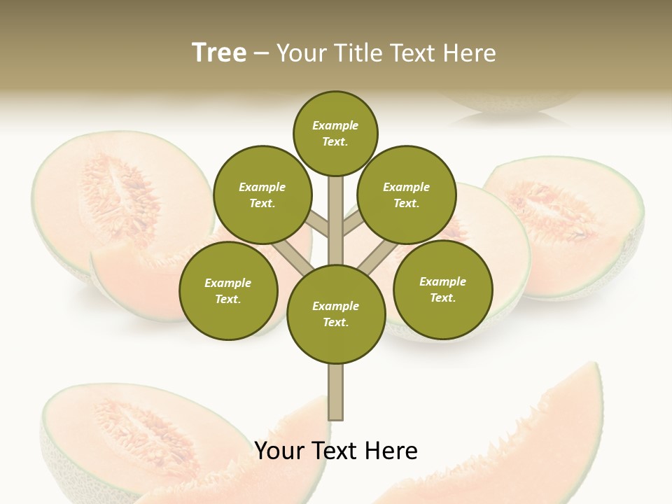 Raw Water Melon Fruit PowerPoint Template