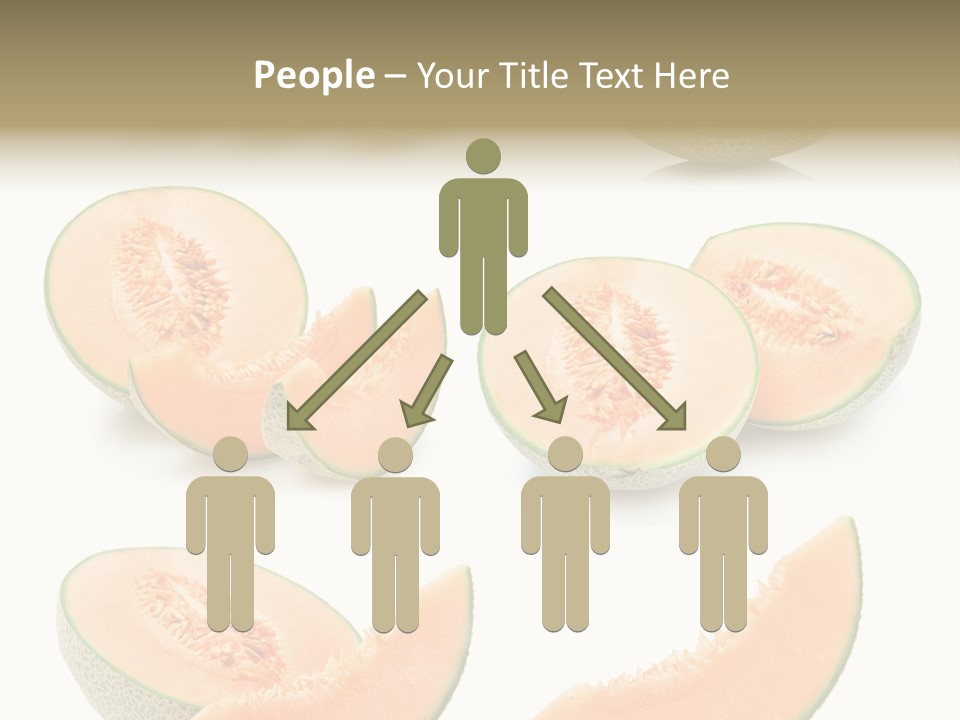 Raw Water Melon Fruit PowerPoint Template