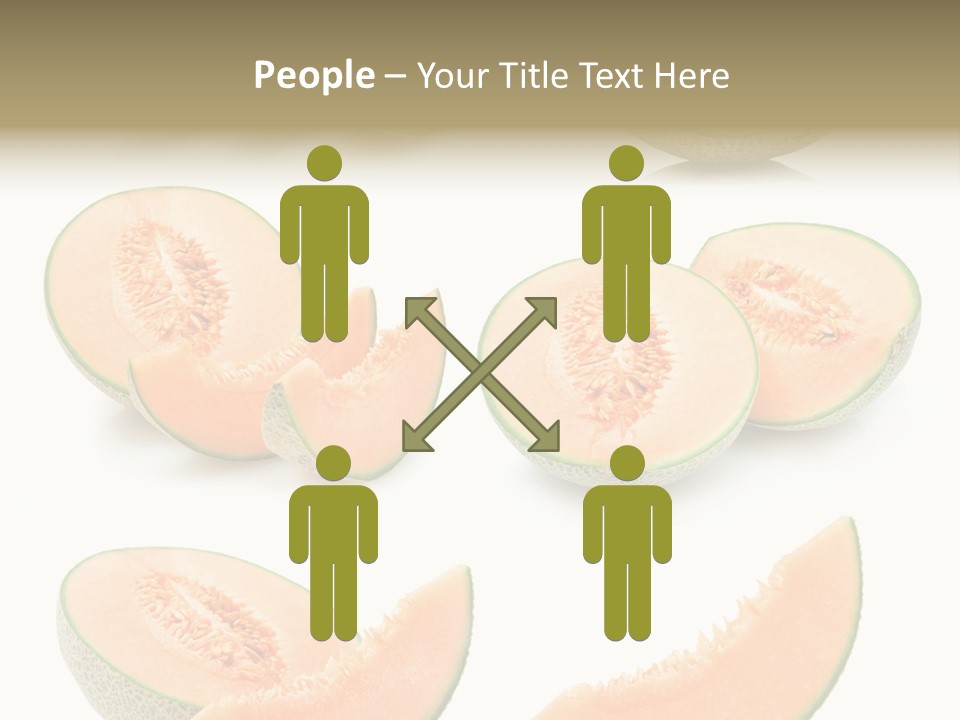 Raw Water Melon Fruit PowerPoint Template