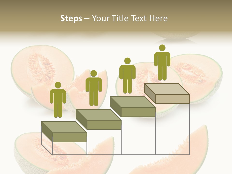 Raw Water Melon Fruit PowerPoint Template