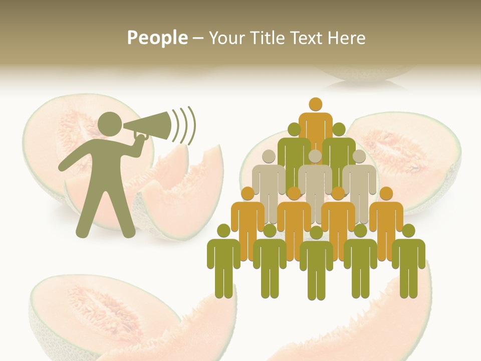 Raw Water Melon Fruit PowerPoint Template