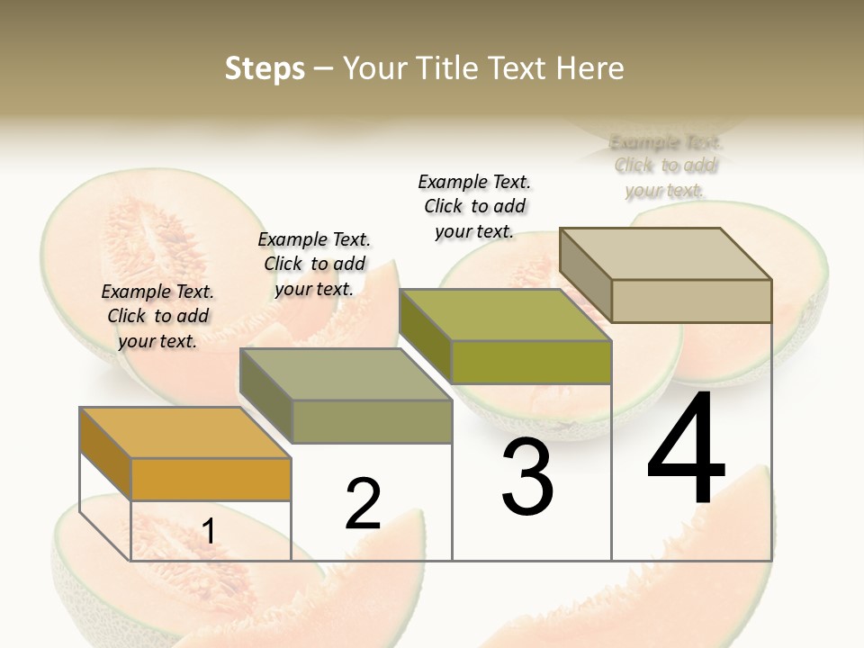 Raw Water Melon Fruit PowerPoint Template