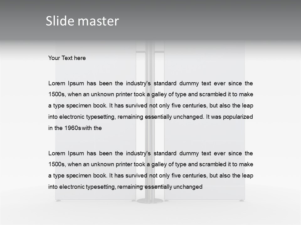 Room Figure Humorou PowerPoint Template