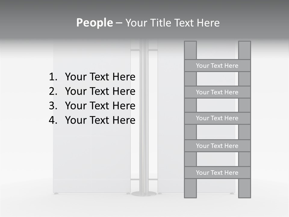 Room Figure Humorou PowerPoint Template