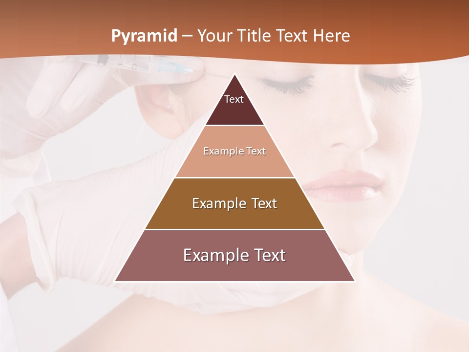 Clear Syringe Caucasian PowerPoint Template