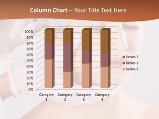 Clear Syringe Caucasian PowerPoint Template