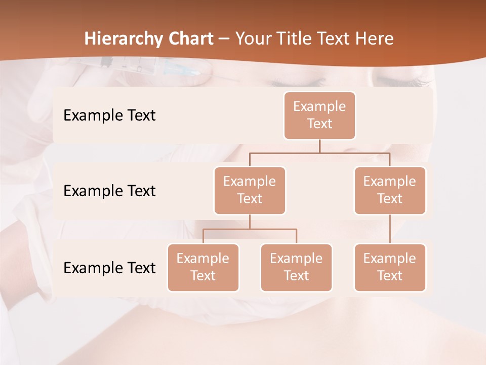 Clear Syringe Caucasian PowerPoint Template