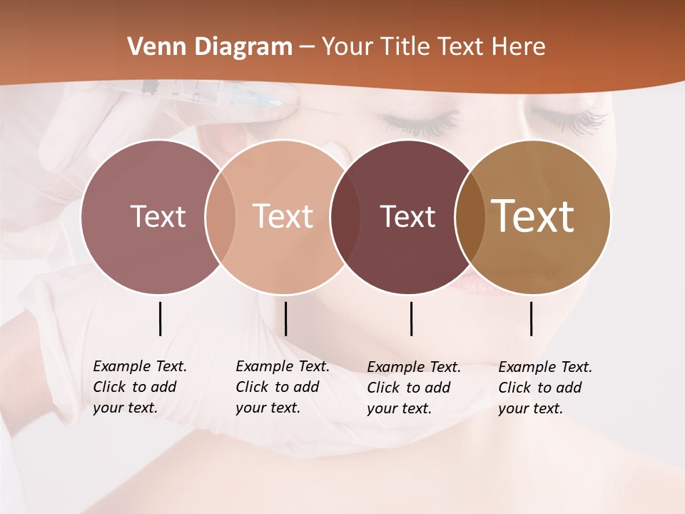 Clear Syringe Caucasian PowerPoint Template