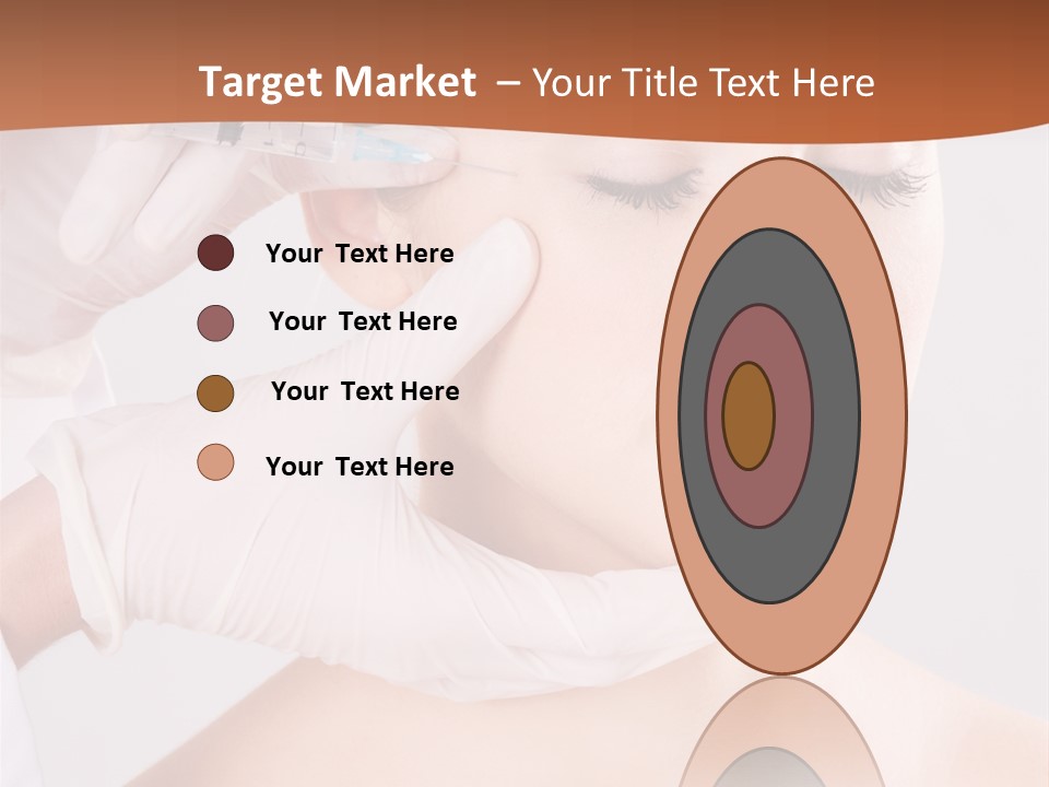 Clear Syringe Caucasian PowerPoint Template