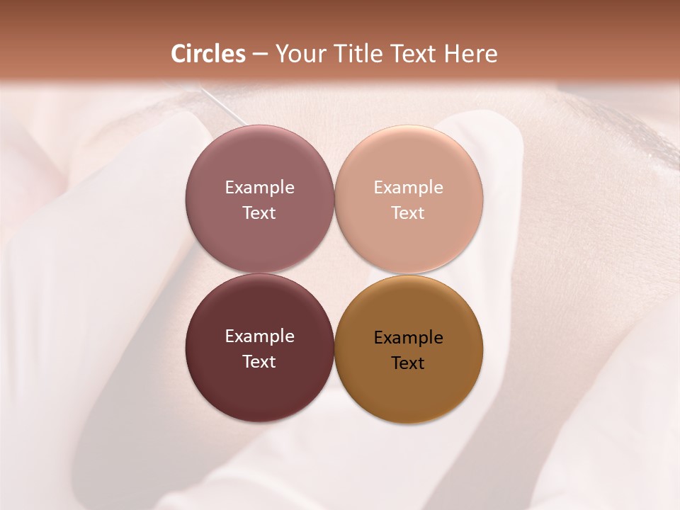 Eyebrow One Girl PowerPoint Template