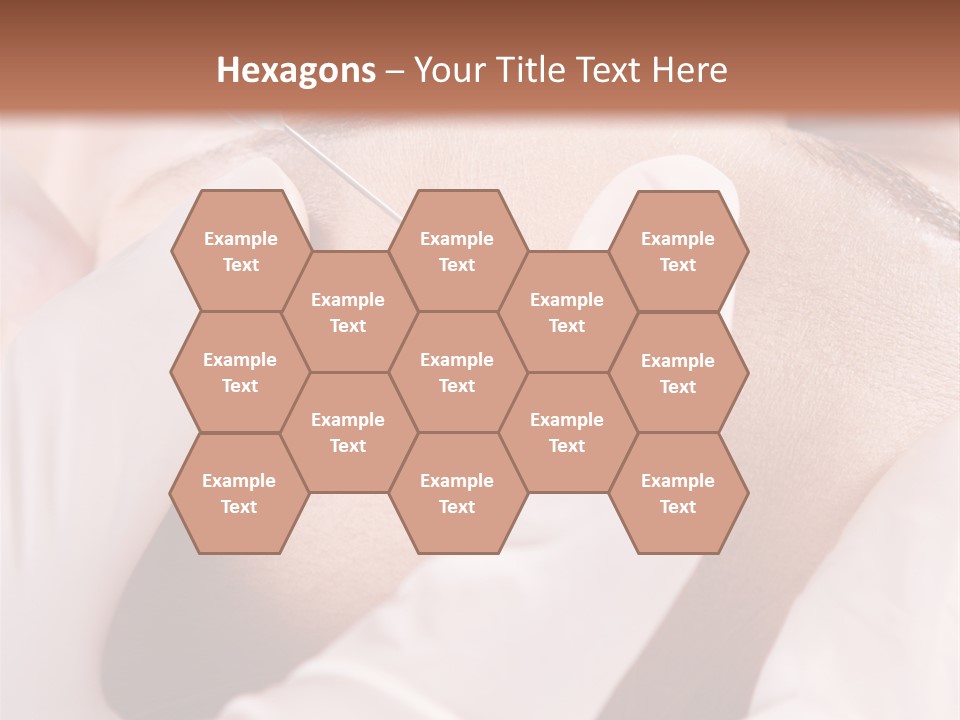 Eyebrow One Girl PowerPoint Template