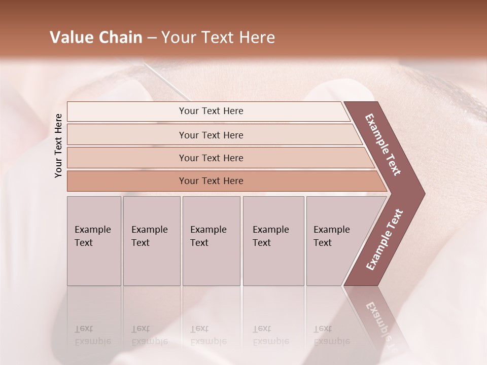 Eyebrow One Girl PowerPoint Template