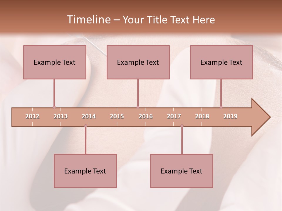 Eyebrow One Girl PowerPoint Template