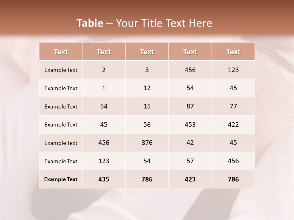 Eyebrow One Girl PowerPoint Template