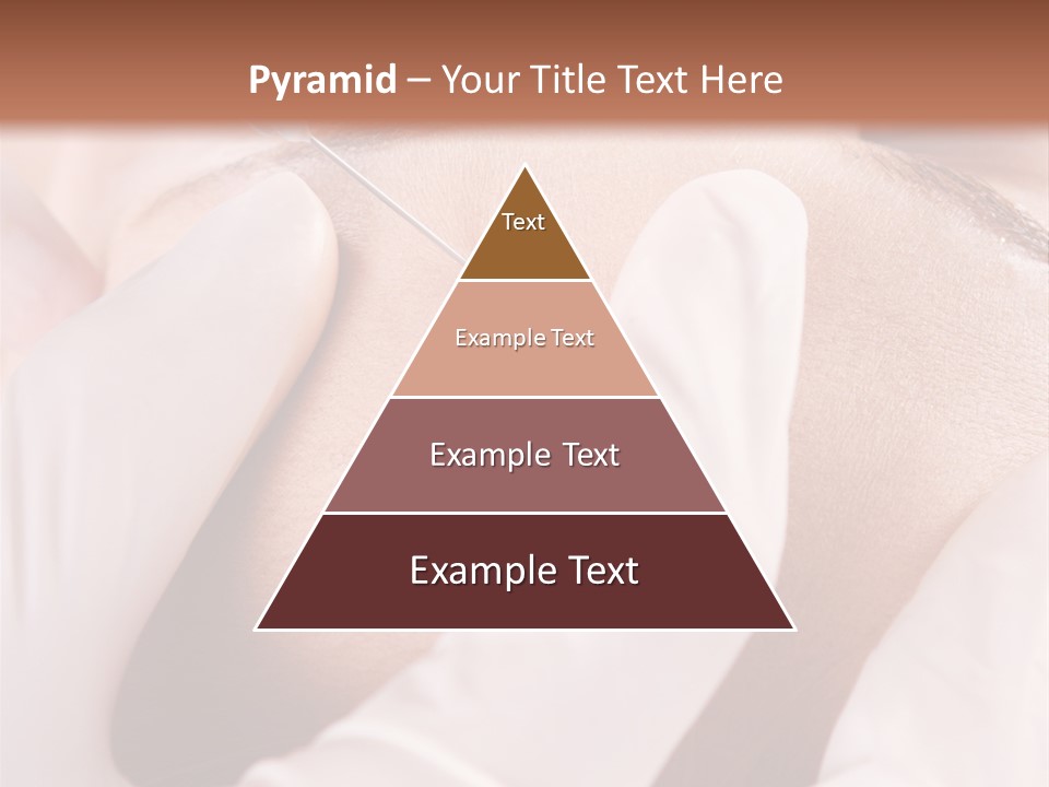 Eyebrow One Girl PowerPoint Template