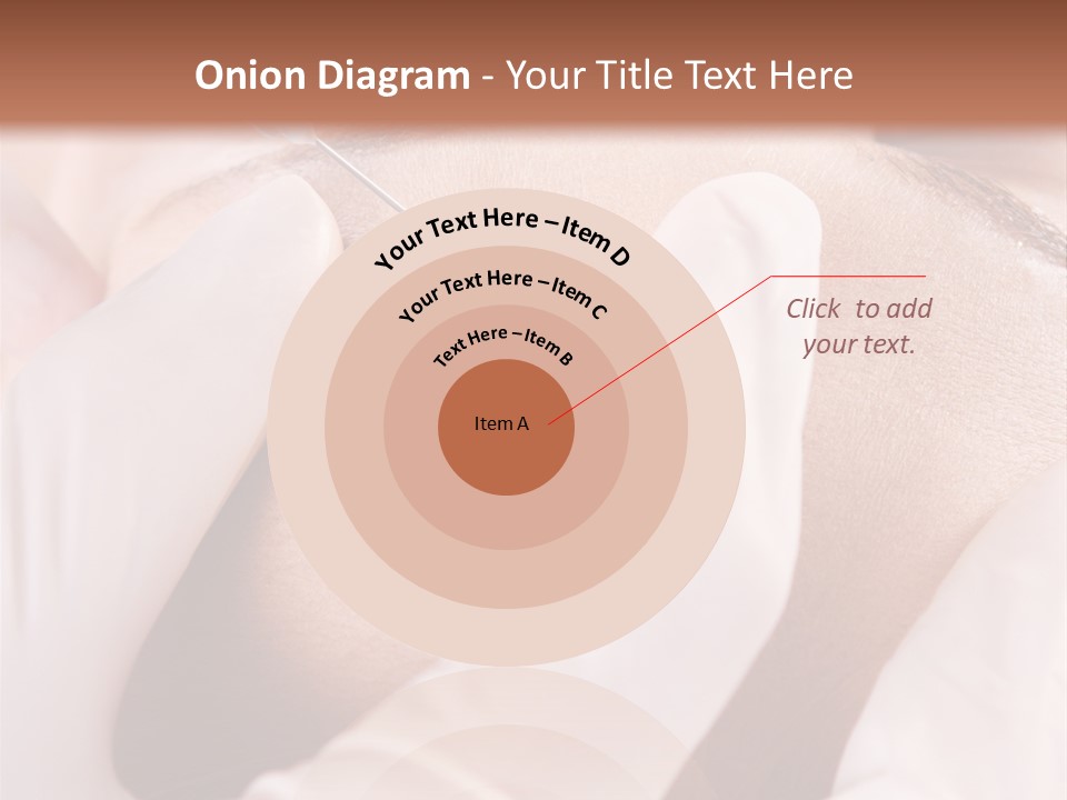 Eyebrow One Girl PowerPoint Template