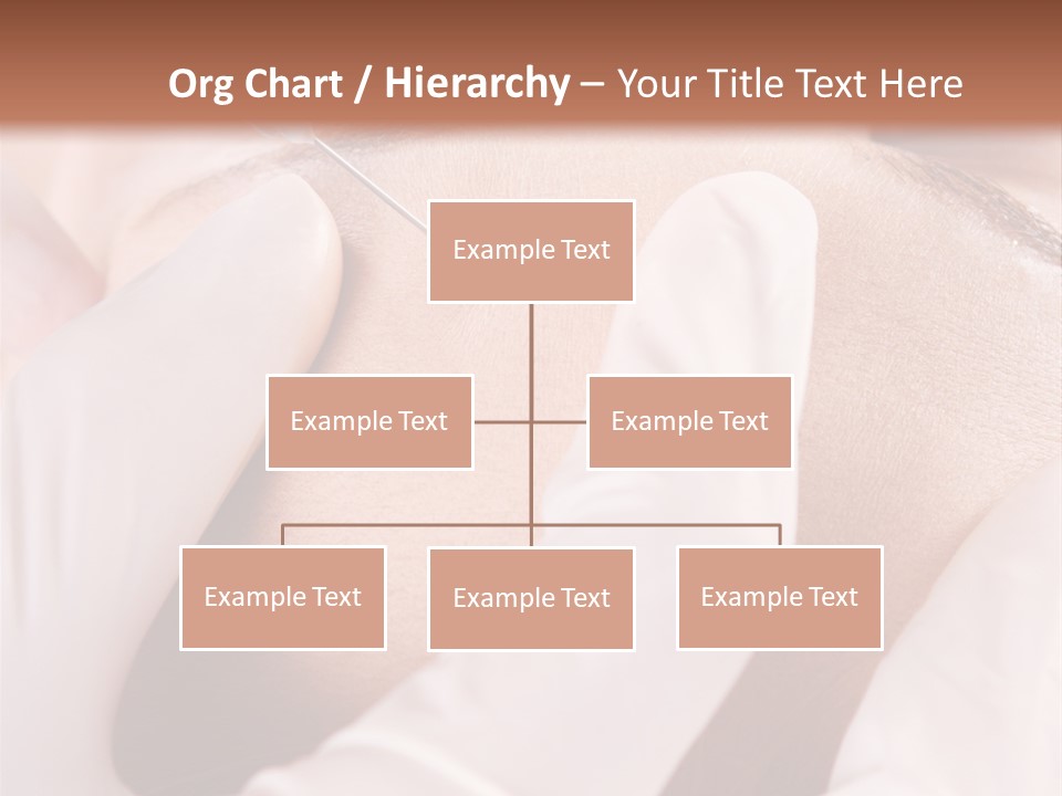 Eyebrow One Girl PowerPoint Template