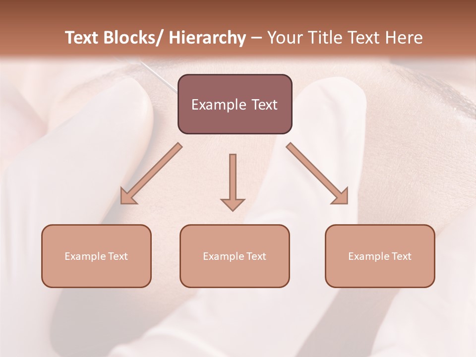 Eyebrow One Girl PowerPoint Template