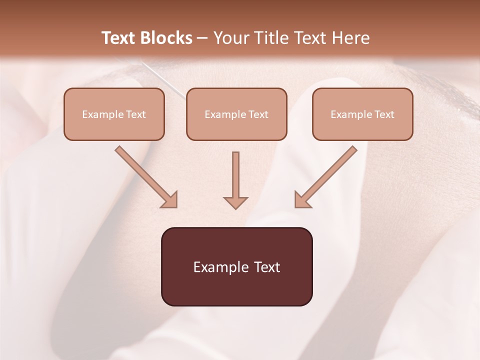 Eyebrow One Girl PowerPoint Template