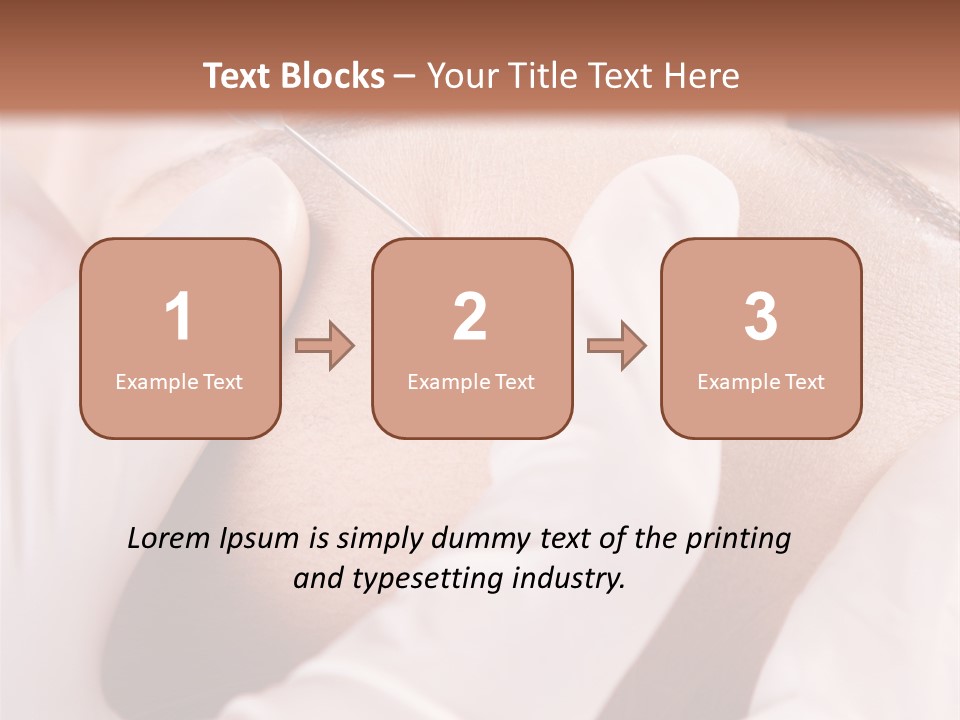Eyebrow One Girl PowerPoint Template