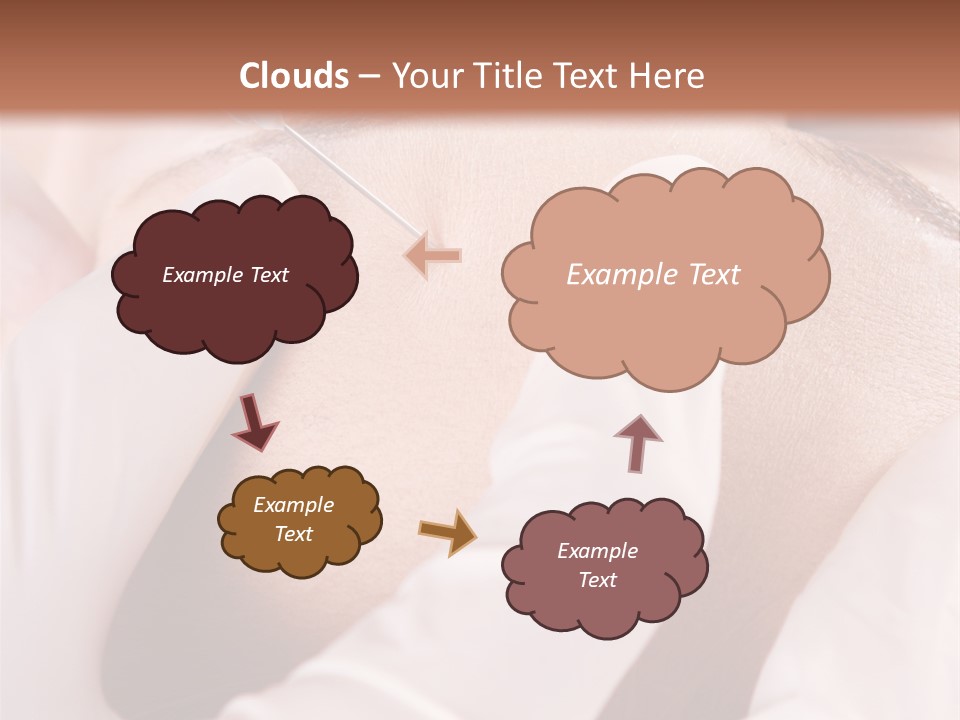 Eyebrow One Girl PowerPoint Template