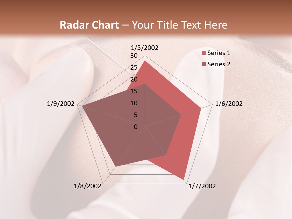 Eyebrow One Girl PowerPoint Template