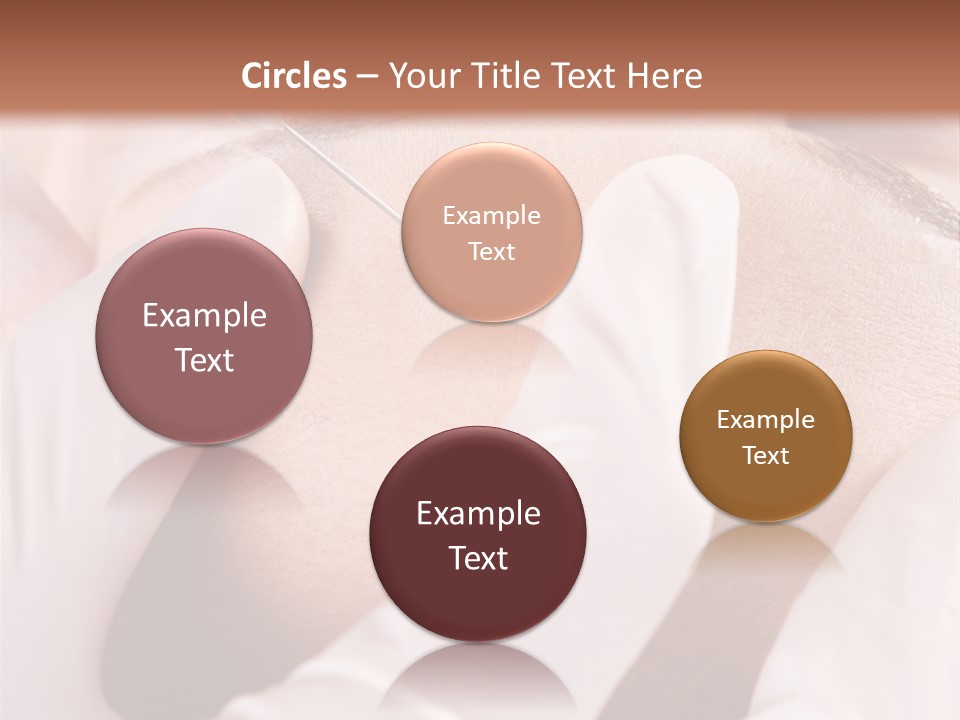 Eyebrow One Girl PowerPoint Template