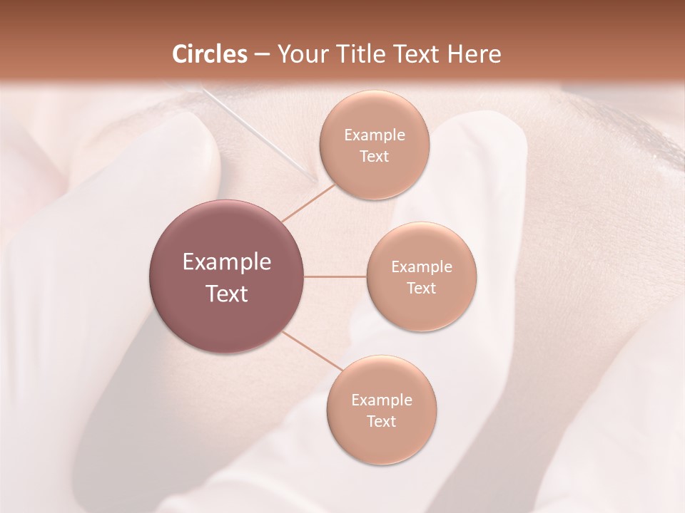 Eyebrow One Girl PowerPoint Template