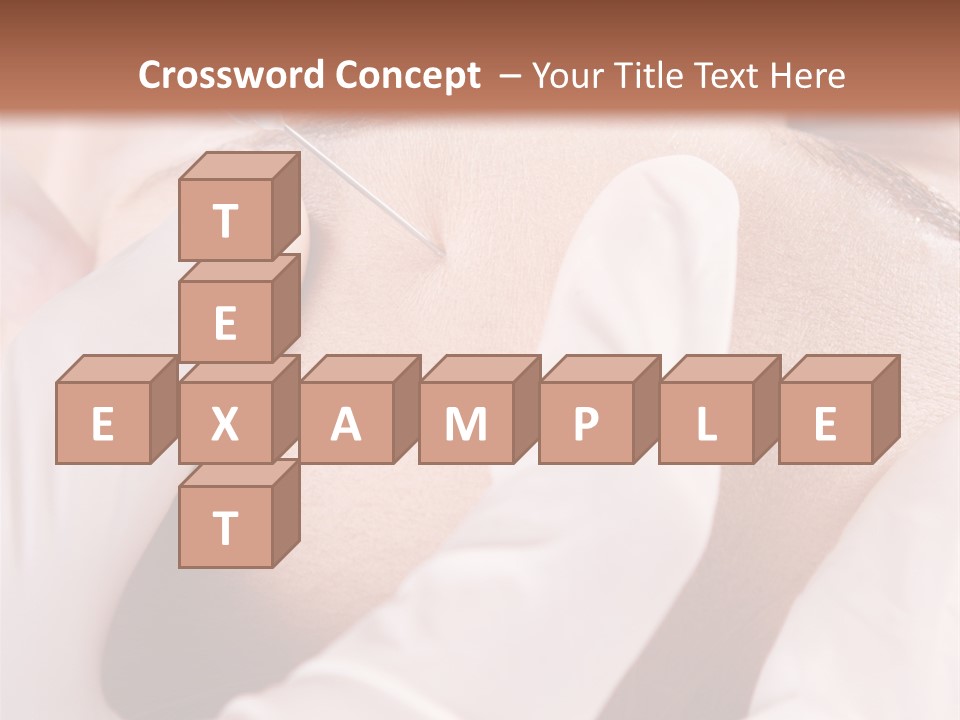 Eyebrow One Girl PowerPoint Template