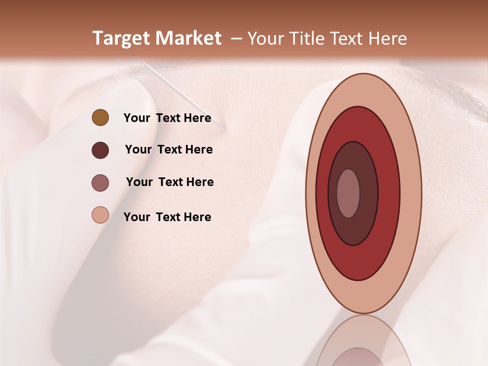 Eyebrow One Girl PowerPoint Template