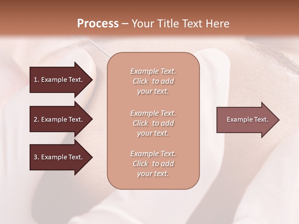 Eyebrow One Girl PowerPoint Template