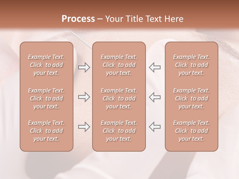 Eyebrow One Girl PowerPoint Template