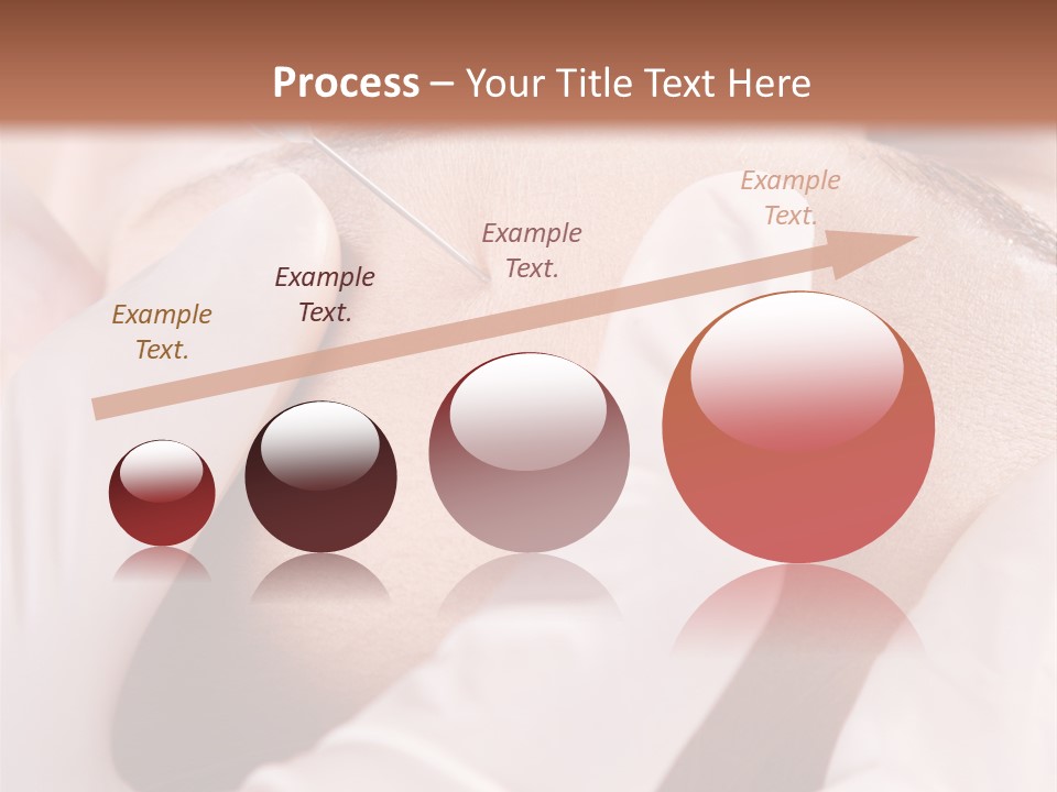 Eyebrow One Girl PowerPoint Template