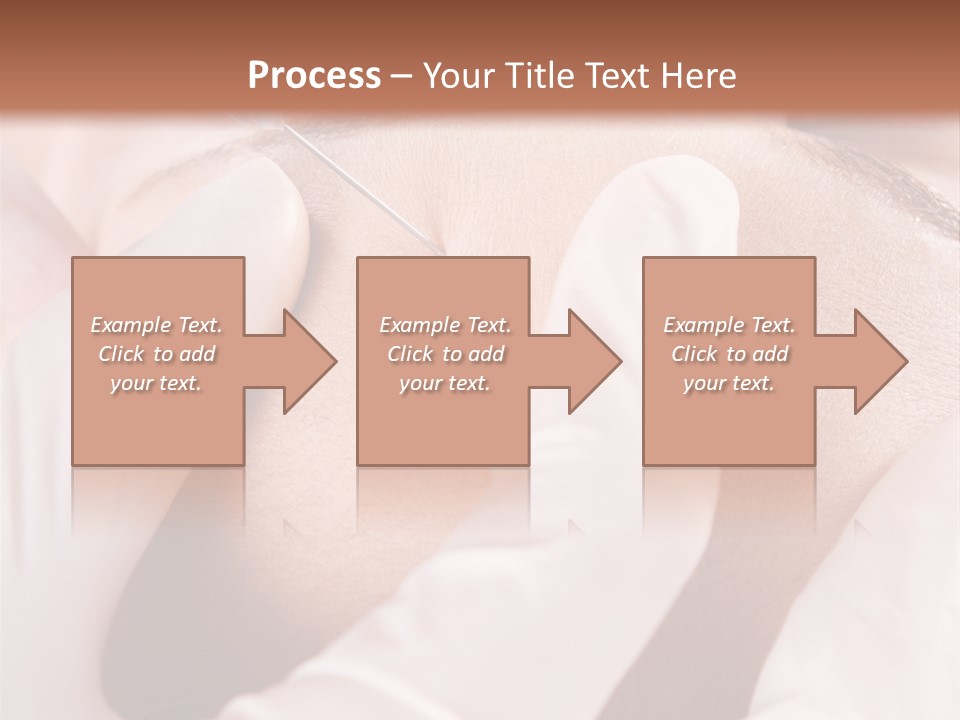 Eyebrow One Girl PowerPoint Template