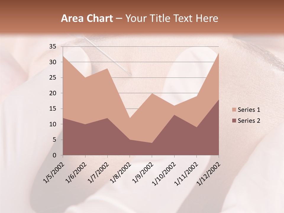 Eyebrow One Girl PowerPoint Template