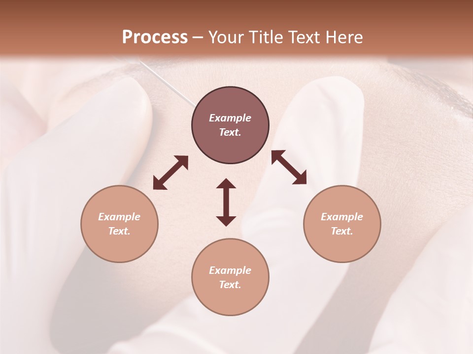 Eyebrow One Girl PowerPoint Template