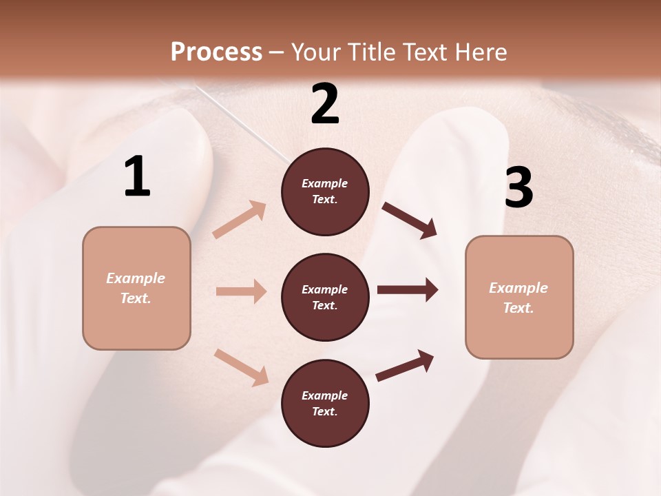 Eyebrow One Girl PowerPoint Template