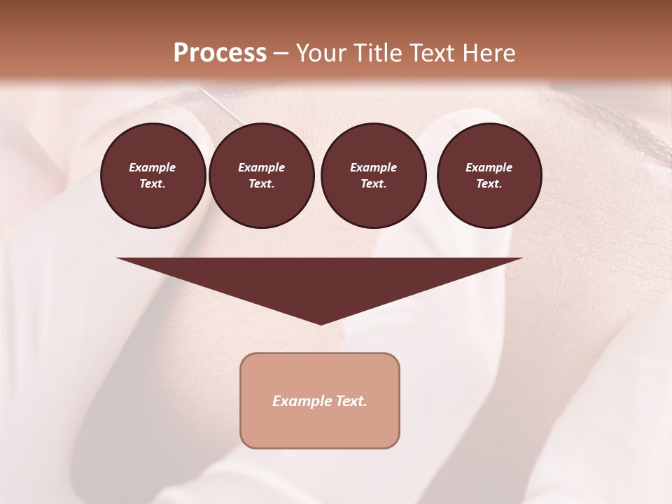 Eyebrow One Girl PowerPoint Template