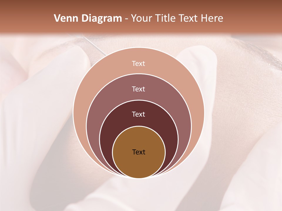 Eyebrow One Girl PowerPoint Template