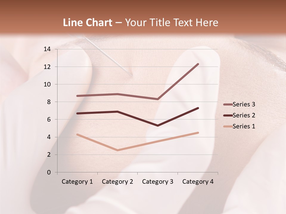Eyebrow One Girl PowerPoint Template